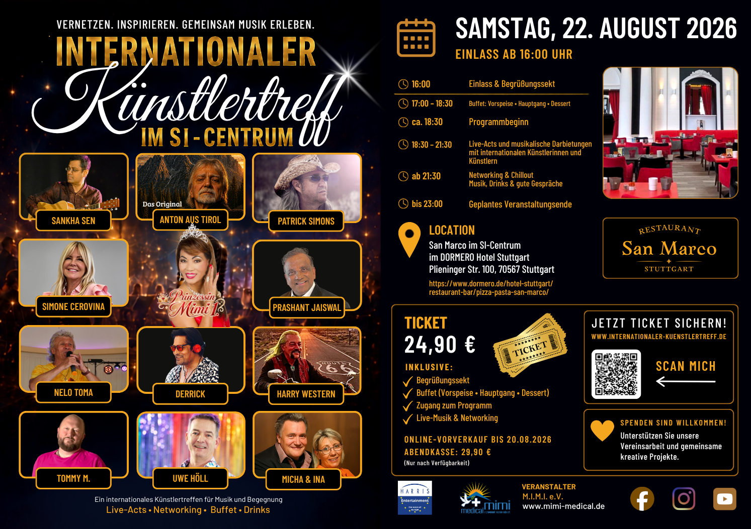 Internationaler Künstlertreff im SI-Centrum